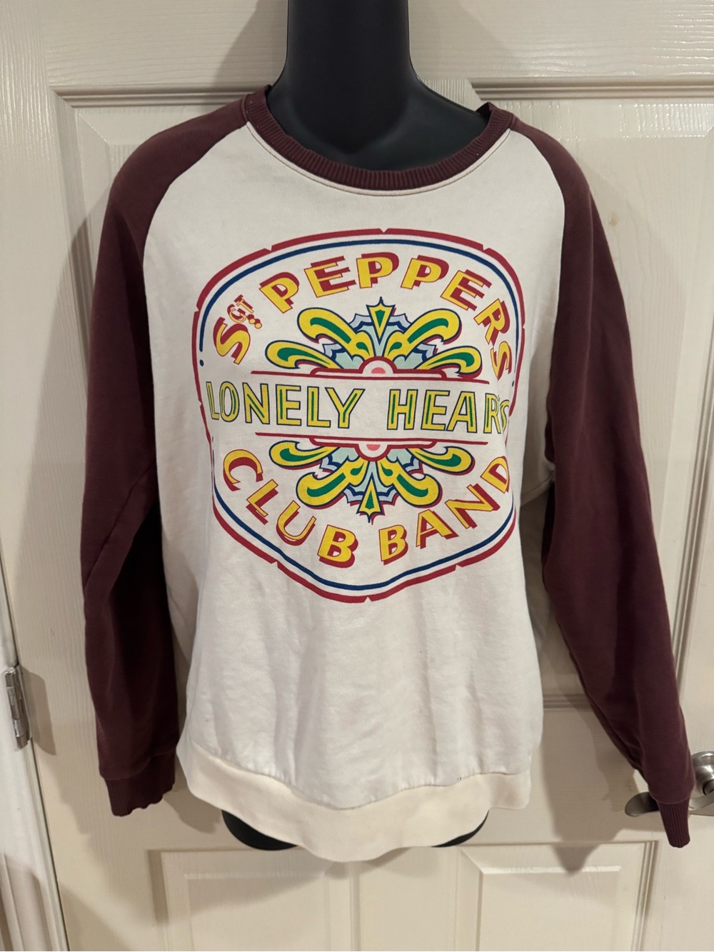The Beatles Sgt. pepper club band lonely heart raglan sweatshirt Vintage